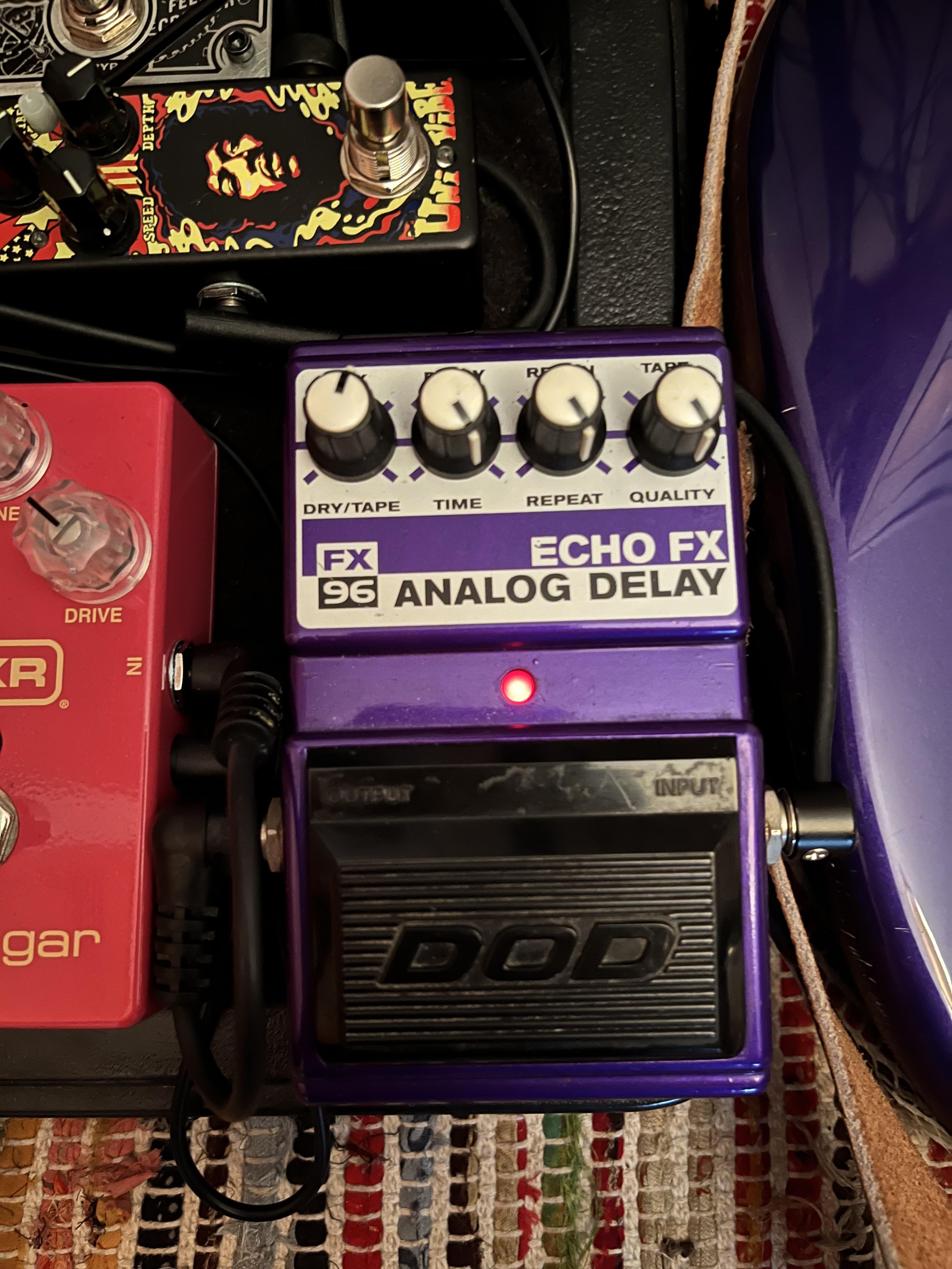 ギター DOD FX96 ECHO FX ANALOG DELAY ギター DOD FX96 ECHO FX