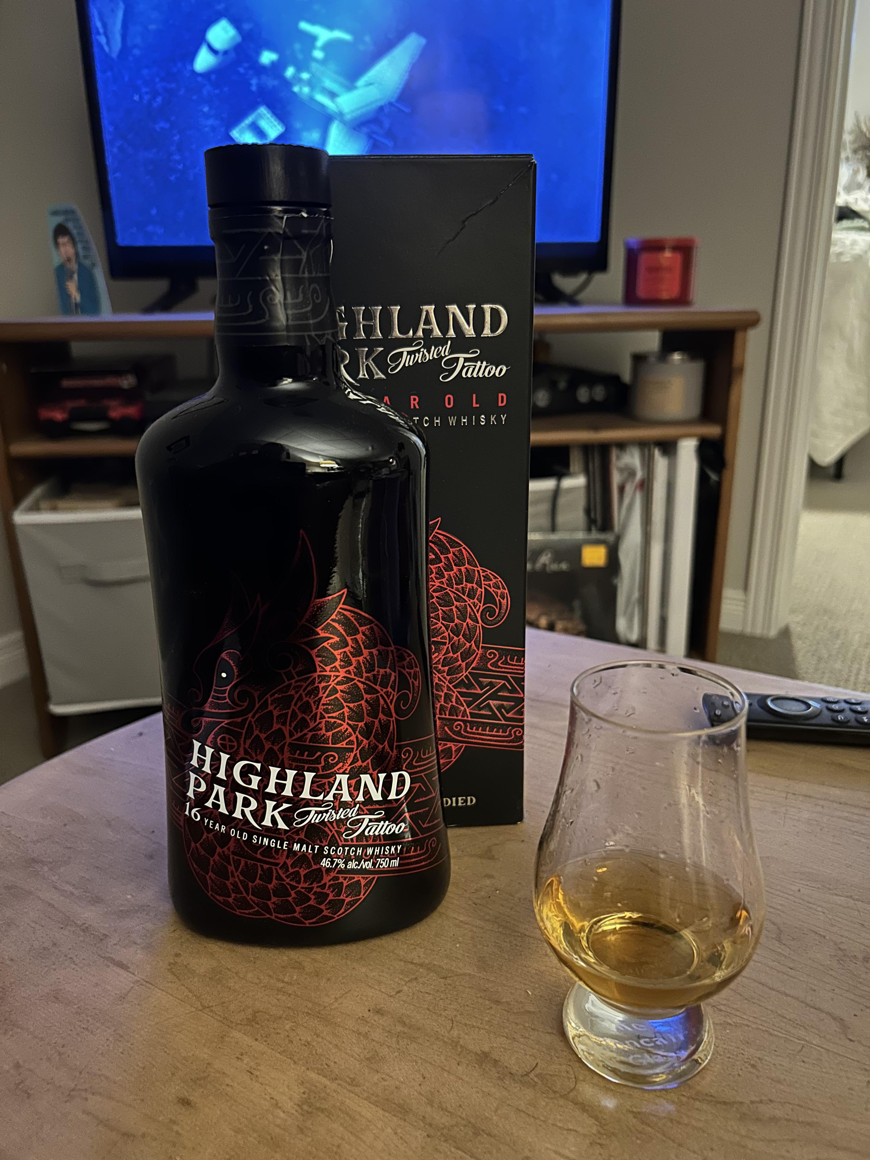 Highland Park Twisted Tattoo 16 year old review #12 : r/Scotch