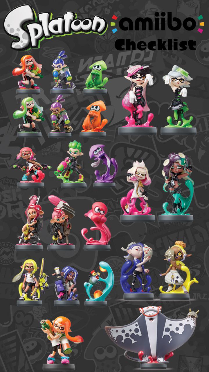 スプラトゥーン amiibo チェックリスト : r/amiibo