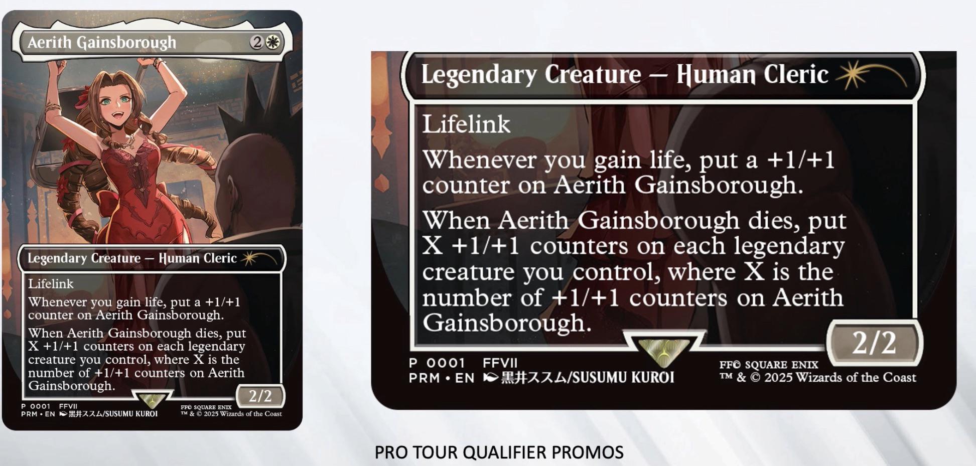 エアリス•ゲインズブール プロモ FF ファイナル・ファンタジー MTG MTG