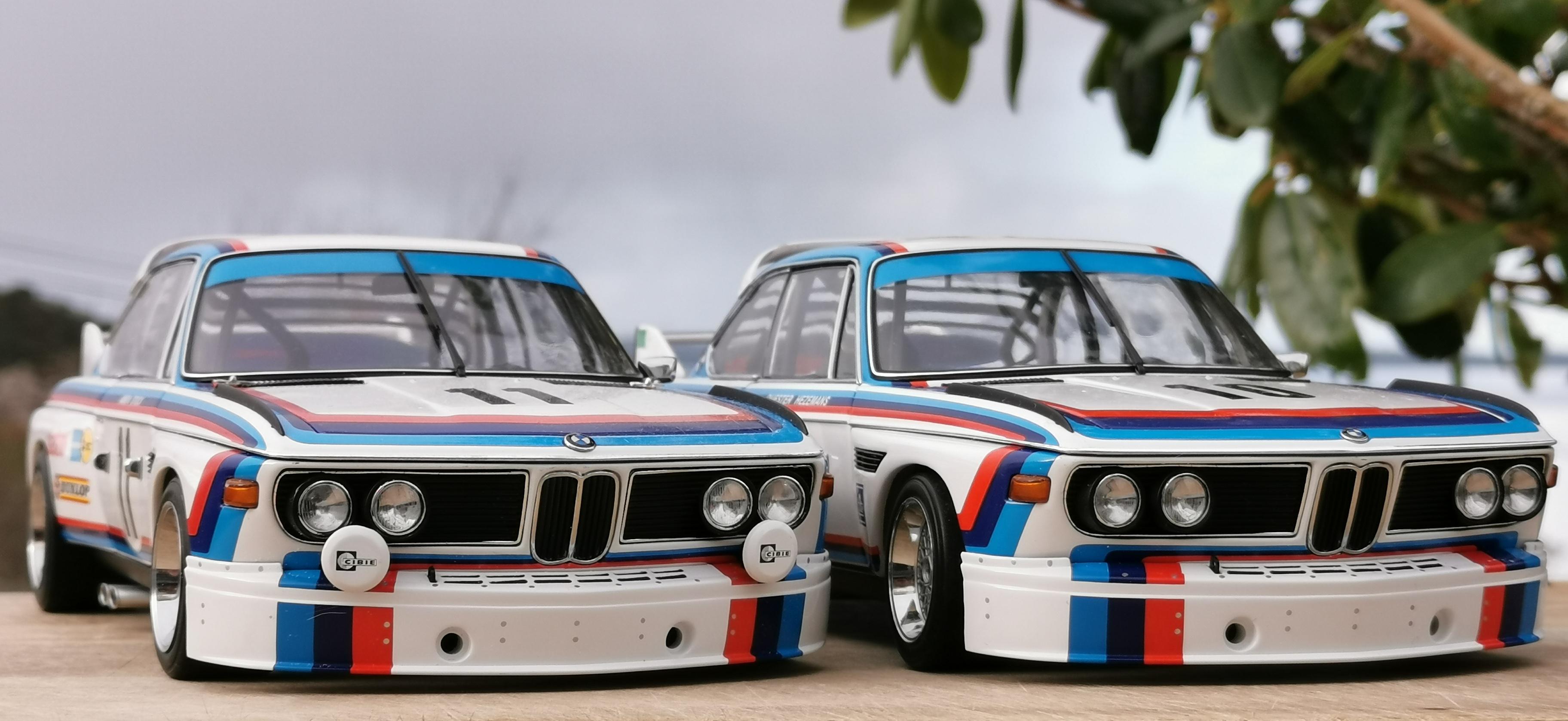 Spa legends! [AUTOart] BMW 3.0 CSL Spa #10 Winner and #11 [1/18