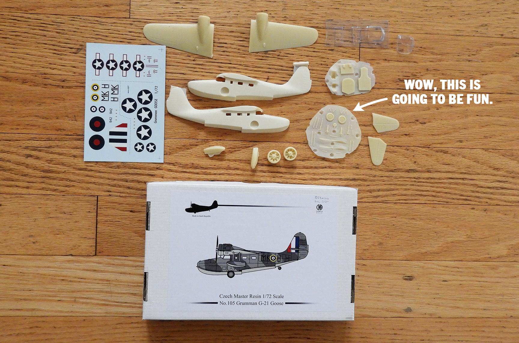 チェコマスターレジン製 1/72 グラマン グース : r/modelmakers