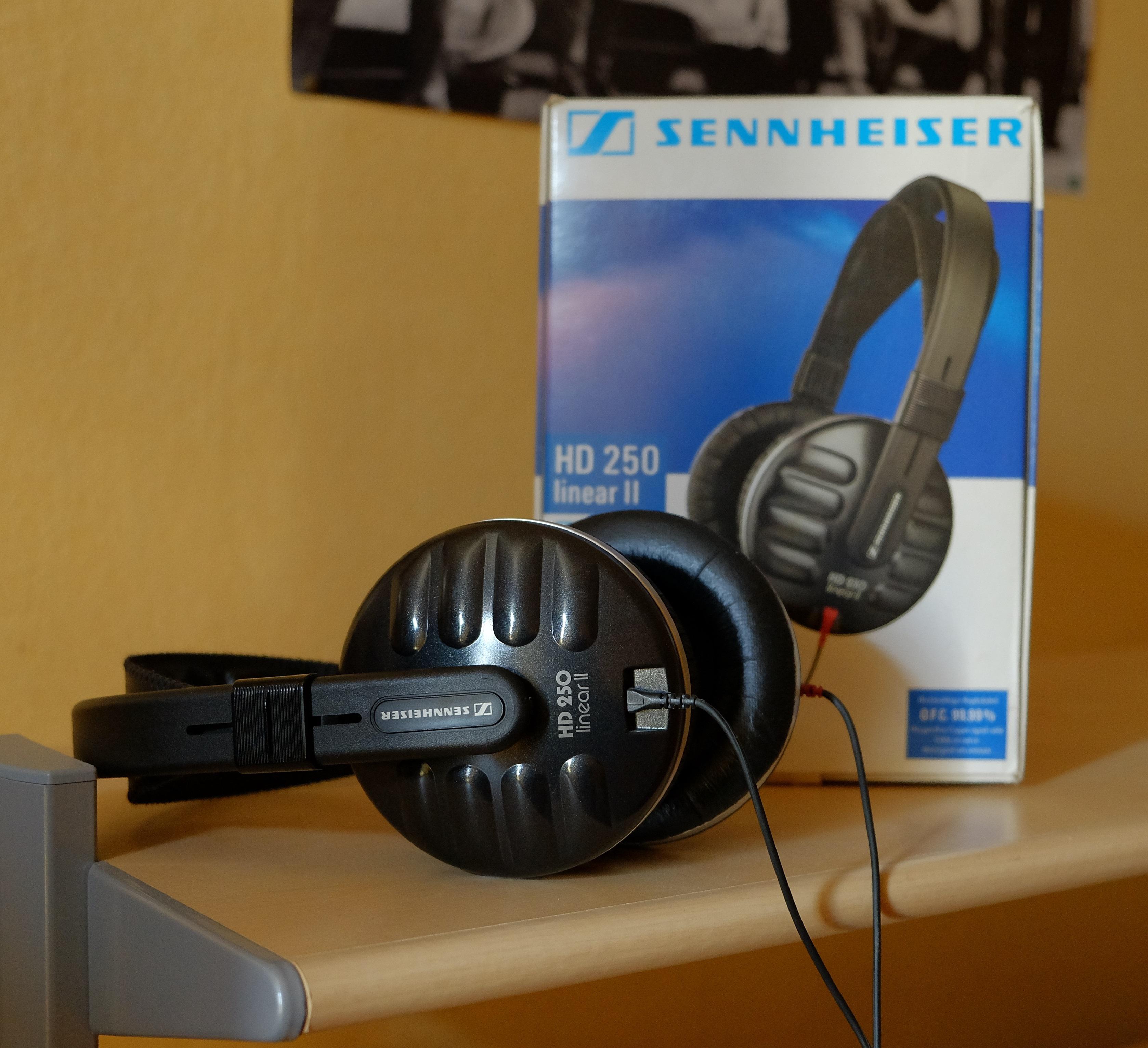 Sennheiser HD 250 linear 有線ヘッドセット ゼンハイザー
