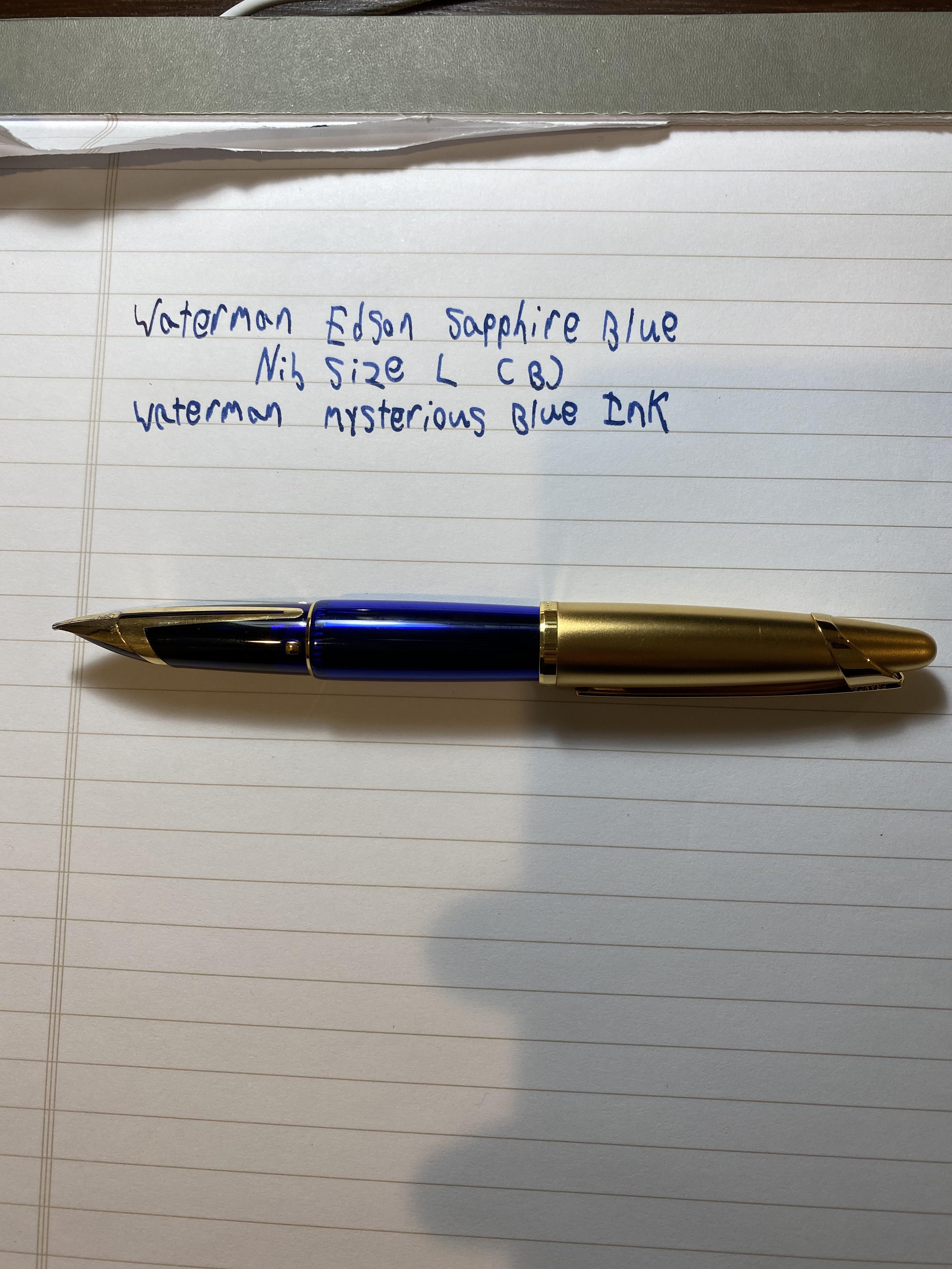 コレクションの中で一番のお気に入り。ウォーターマン エドソン