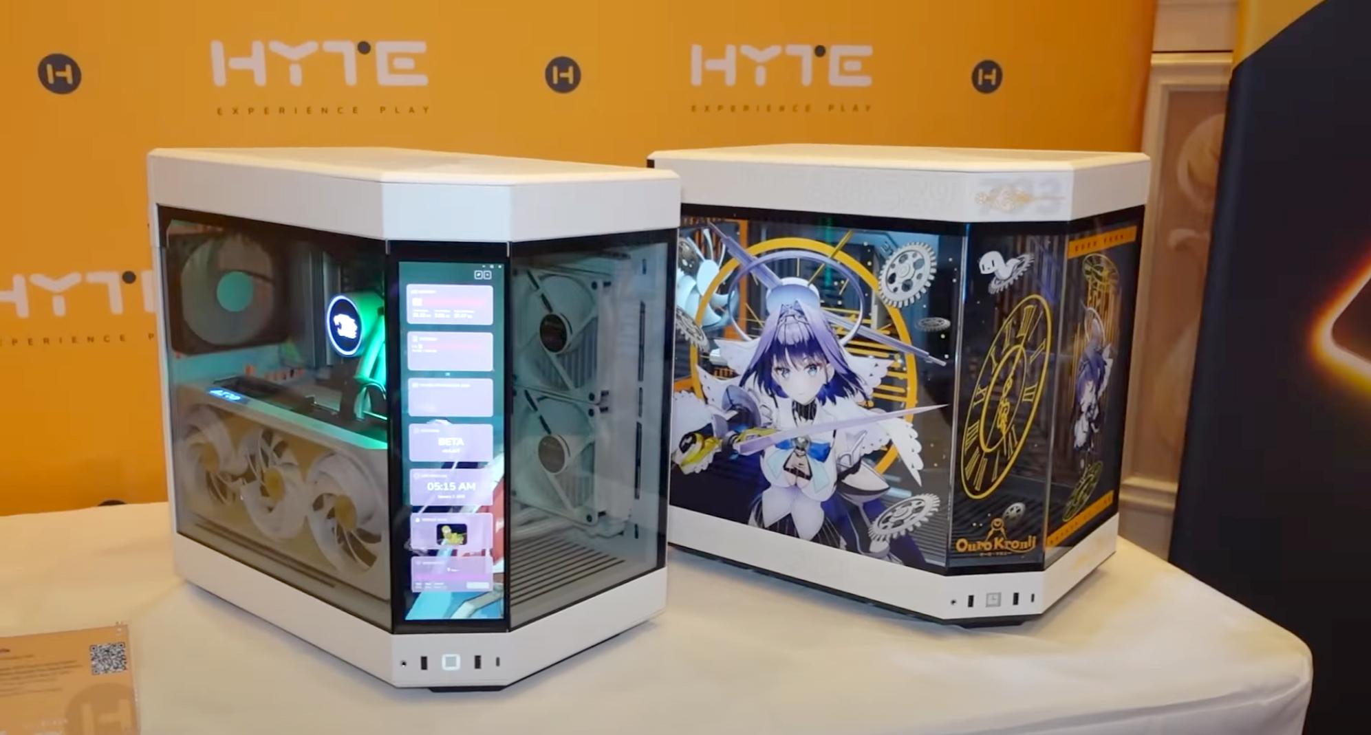 Hyte Y60 Ouro Kronii Edition being displayed on CES Las Vegas : r