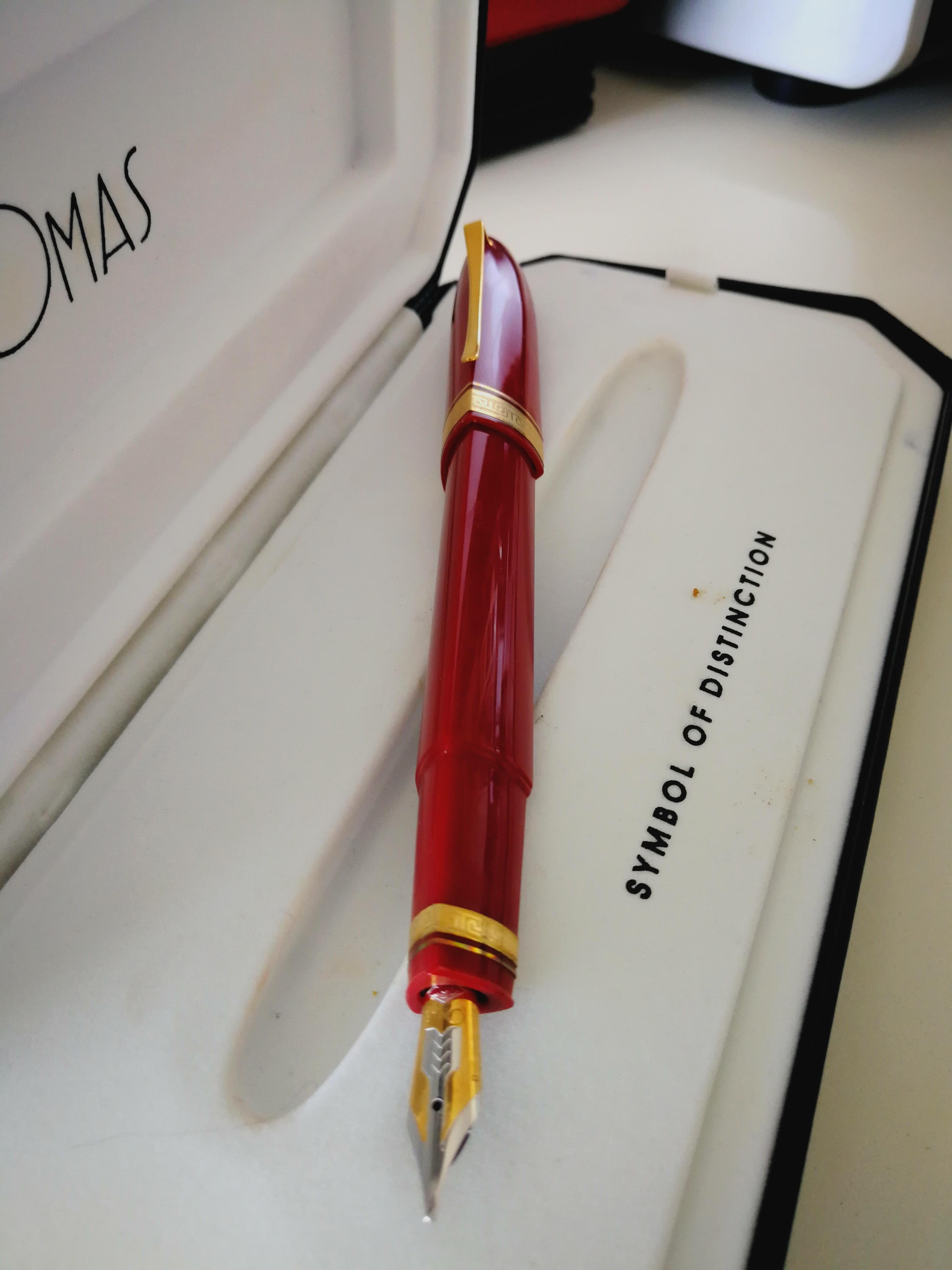 Omas 360. Surprisingly the shape of this pen is extremely
