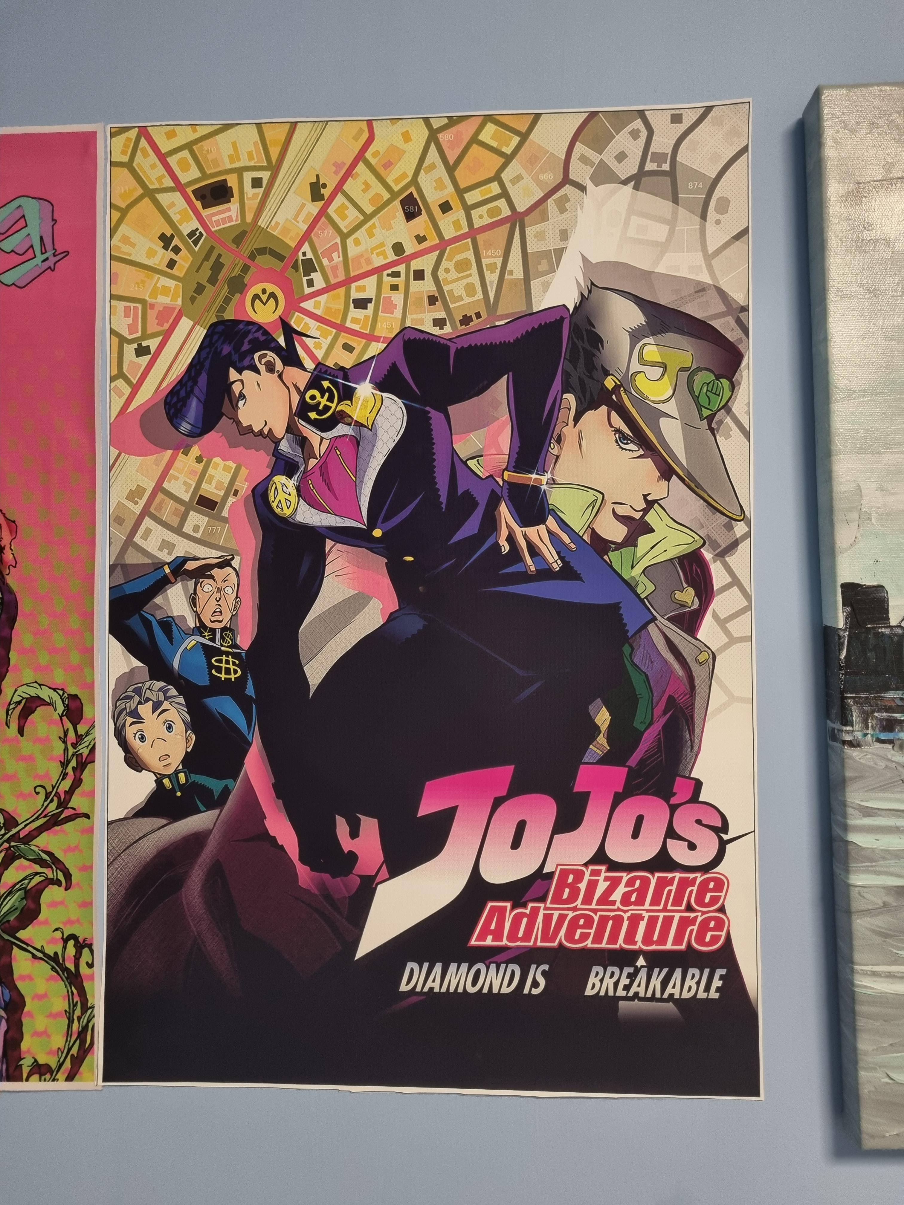Enjoy my new poster of jojo part 4: 