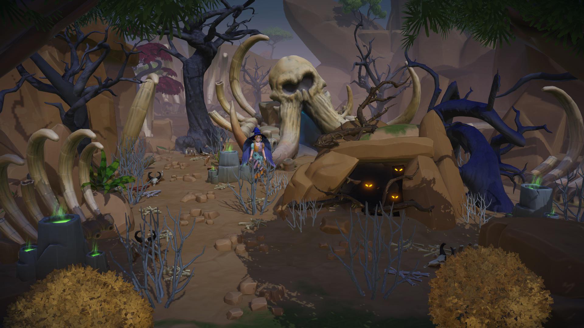 Redid the elephant graveyard! : r/DreamlightValley