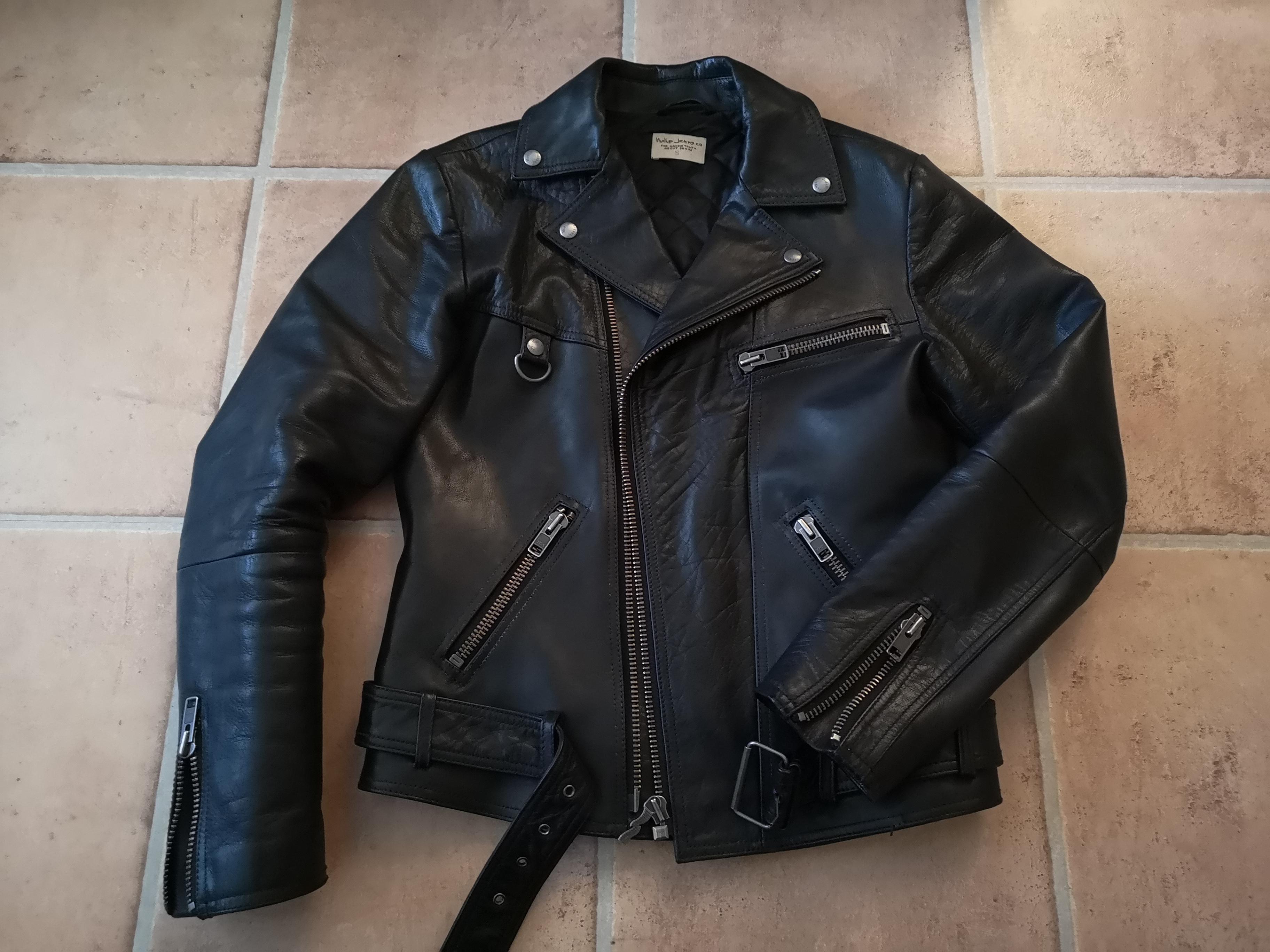 From my collection: Ziggy Punk Leather Jacket : r/NudieJeans