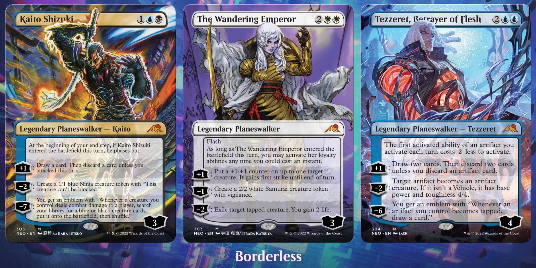 マジック：ザ・ギャザリング more borderless planeswalkers x 2