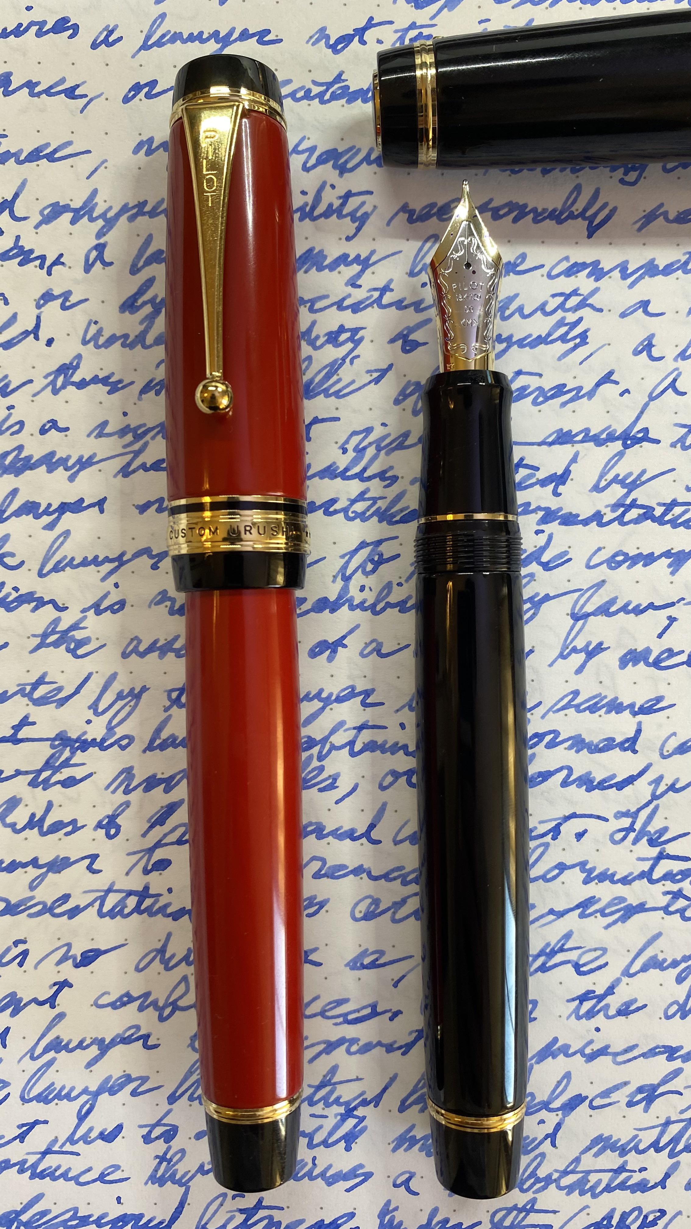 All I can say is “so smooth” (Pilot Custom Urushi) : r/fountainpens