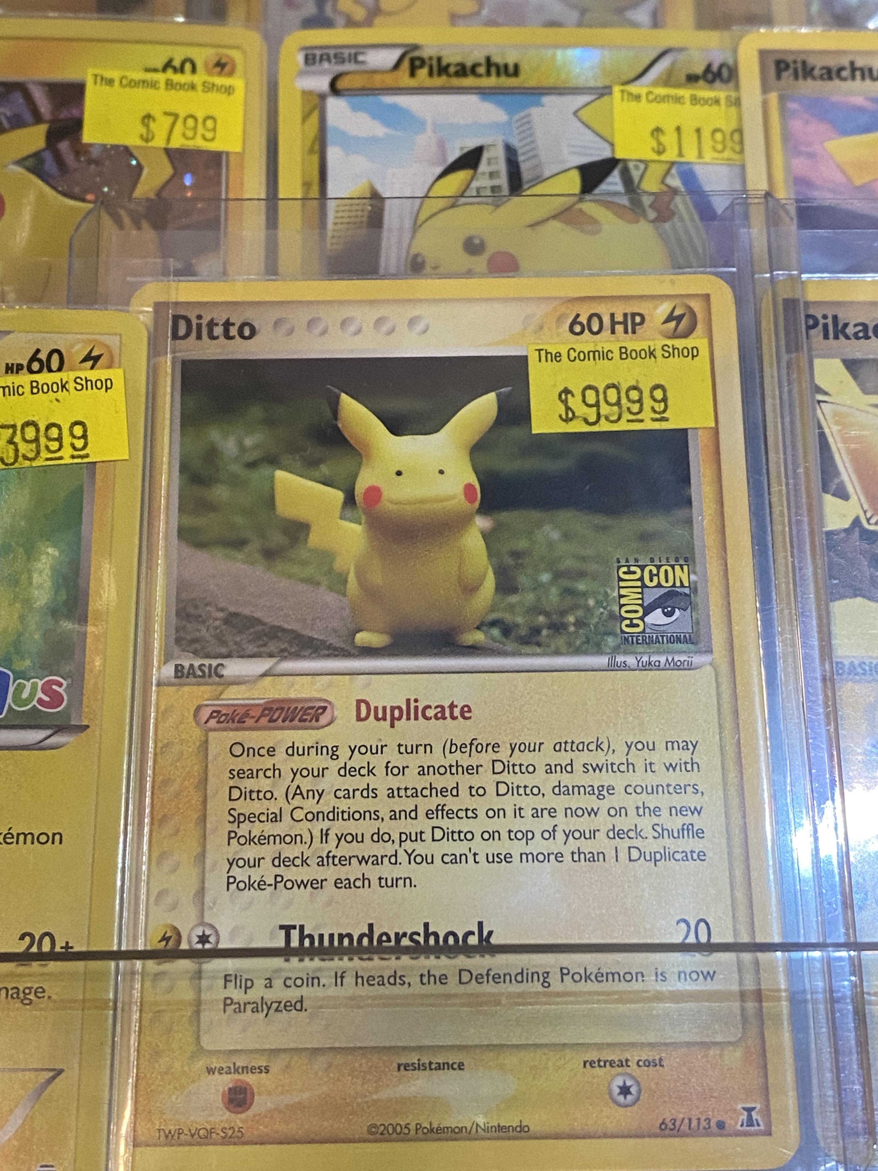 英ピカチュウ/Pikachu 2005 SanDiego ComicConプロモ 英ピカチュウ