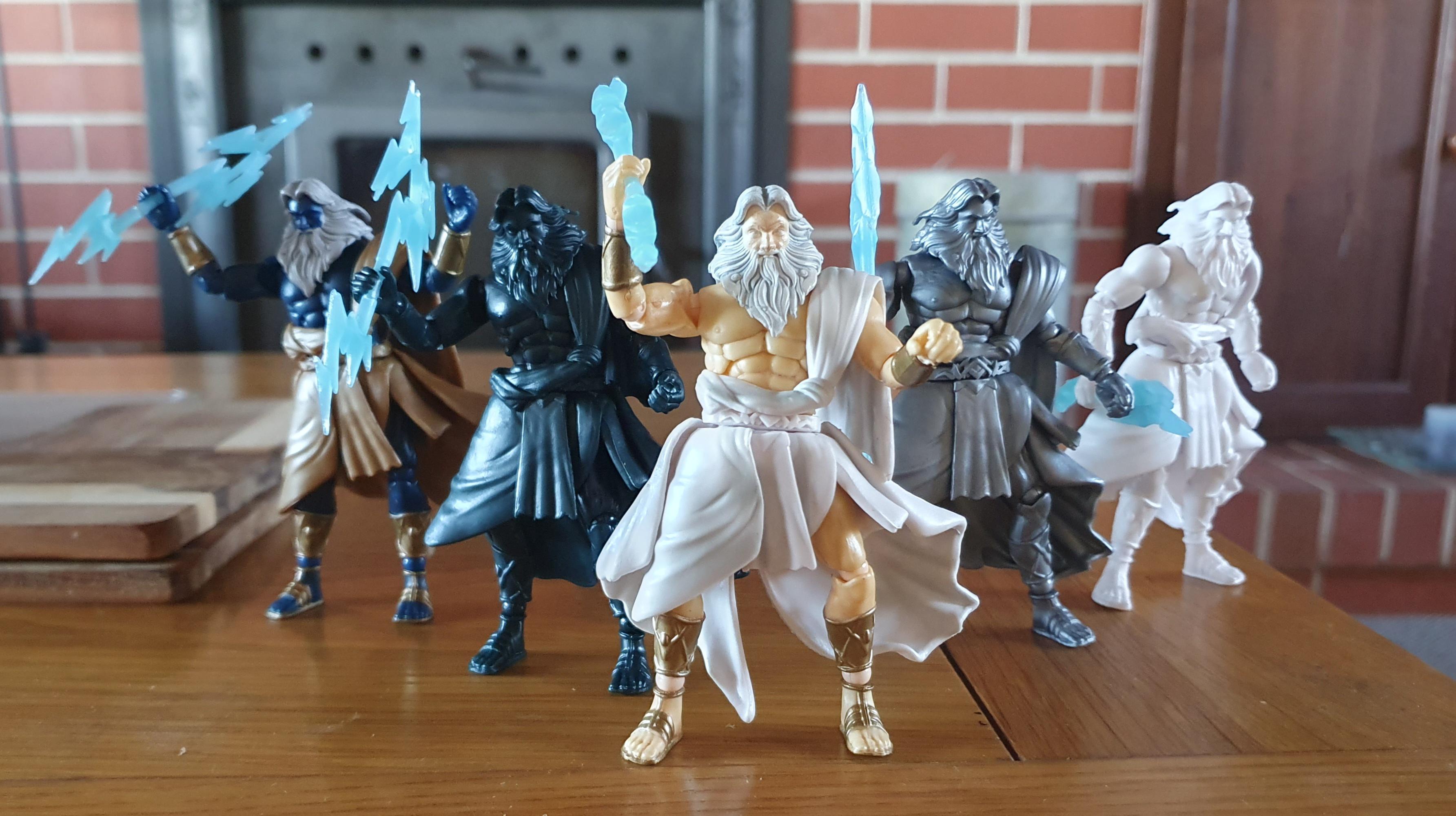 フィギュア、神話シリーズ、、ギリシャ天界と地上界の神、ゼウス