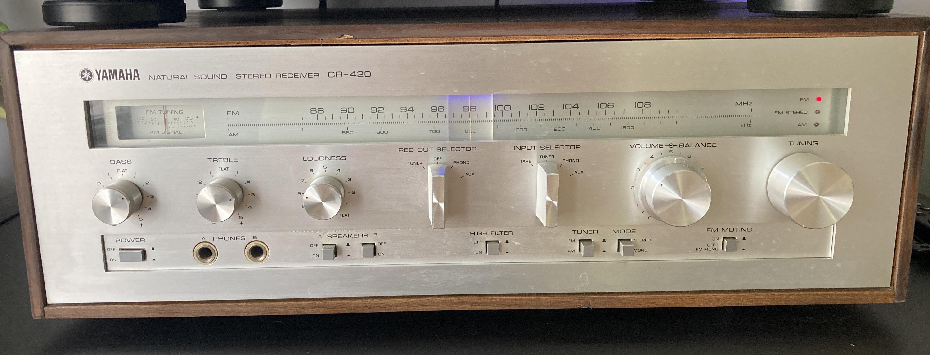 ヤマハ CR-420、左側で断続的な問題が発生。 : r/audiophile