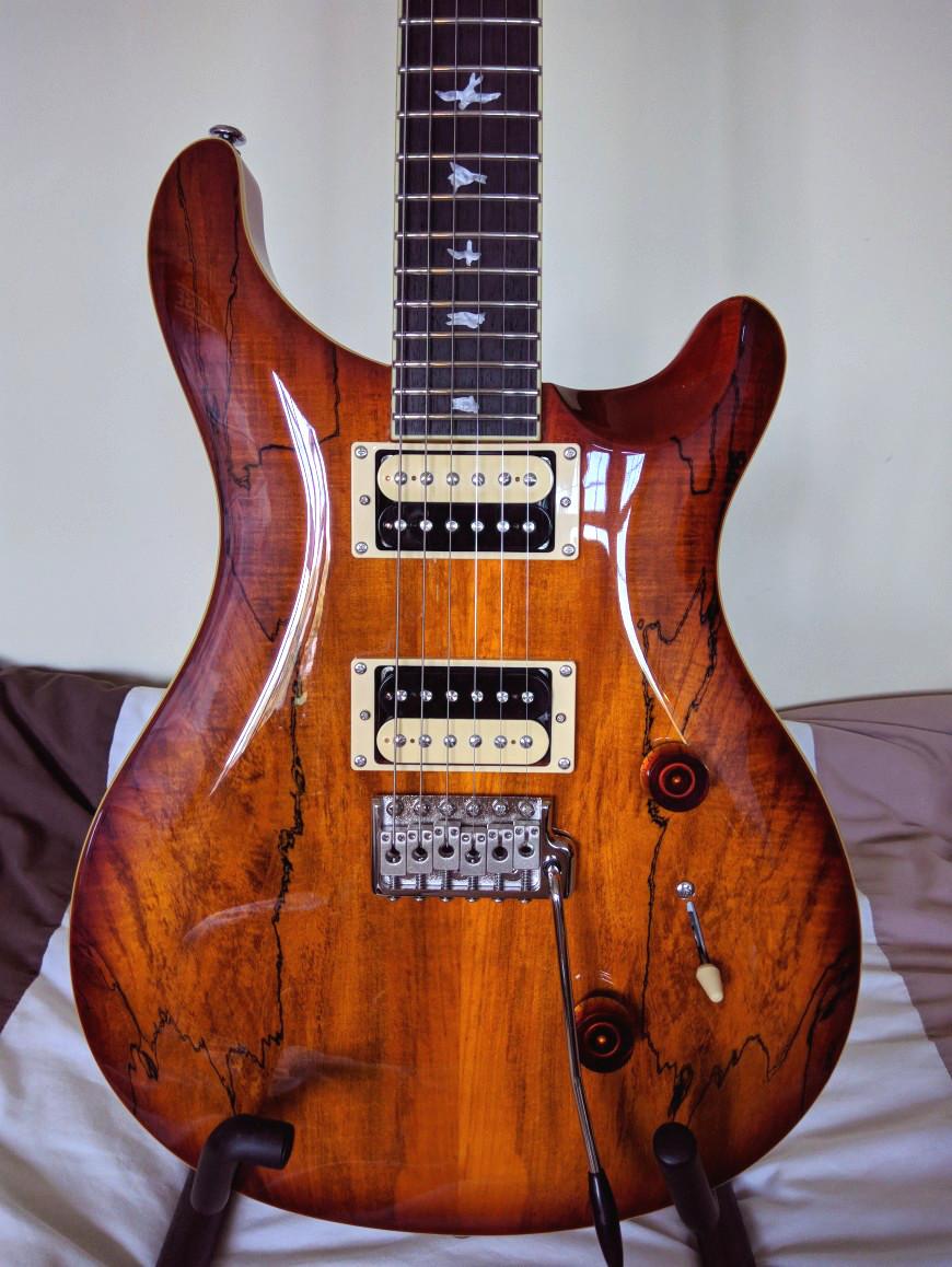 My new PRS SE Custom 24 Spalted Maple : r/PaulReedSmith