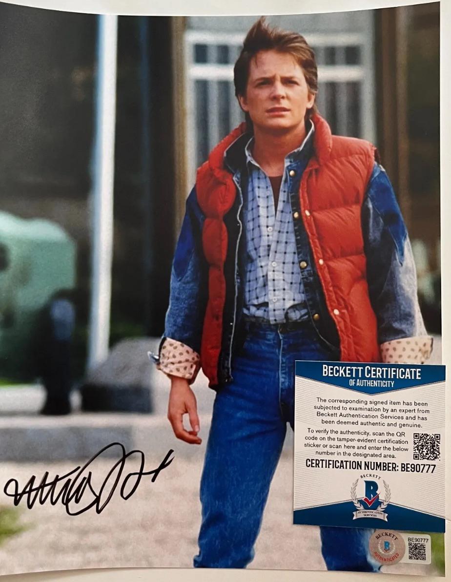 マイケル・J・フォックスのサイン、本物？偽物？ : r/BacktotheFuture