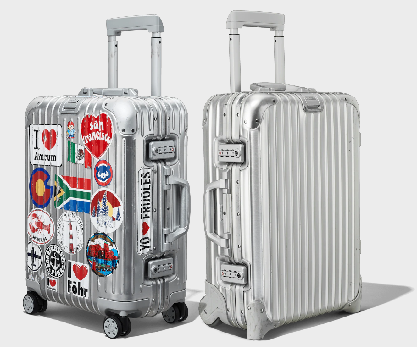 2輪 vs. 4輪：ロックとハンドルが反対側。なんで？ : r/Rimowa