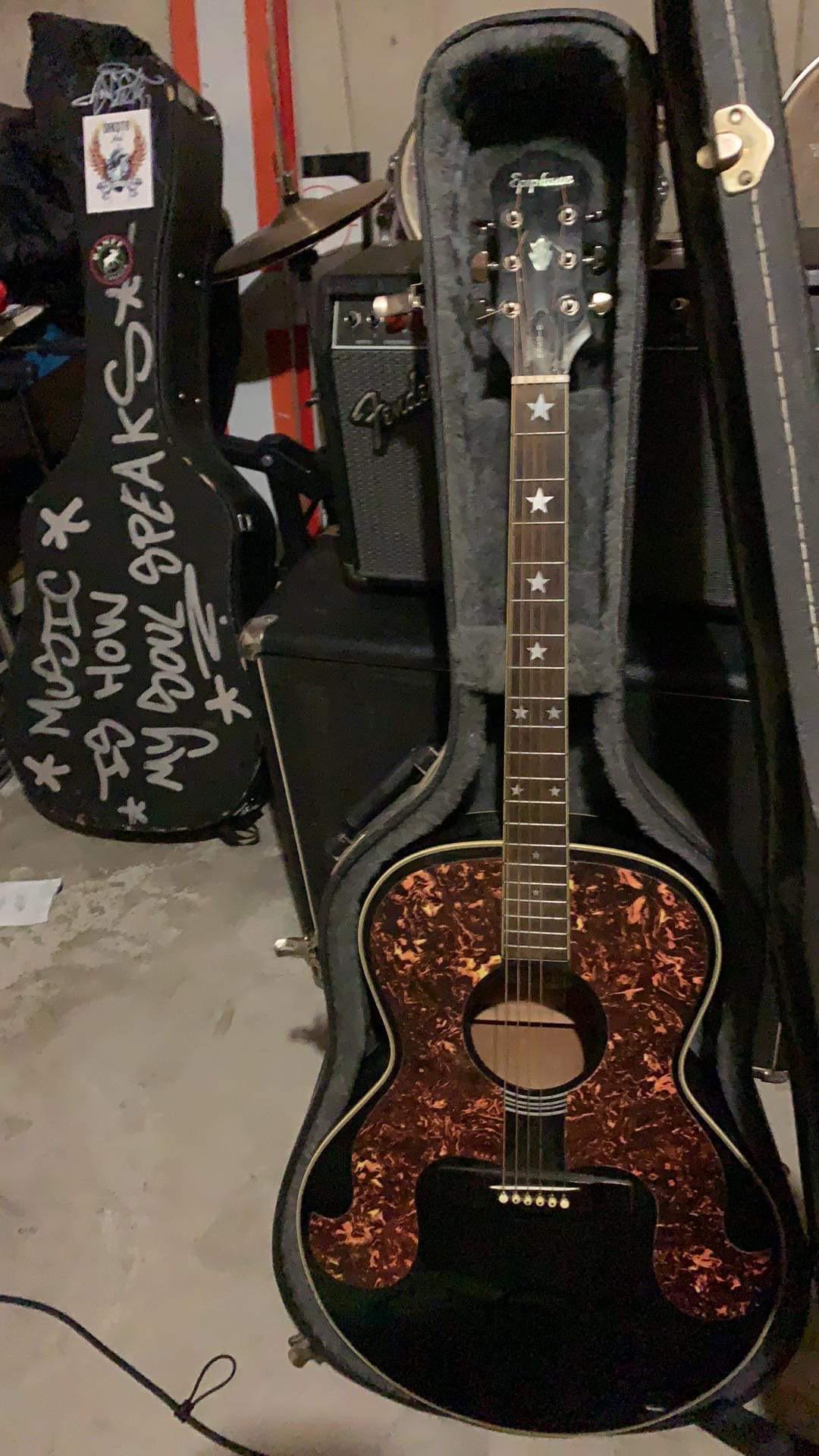 1991 Epiphone SQ180. Was a wreck when it was given to me and I've