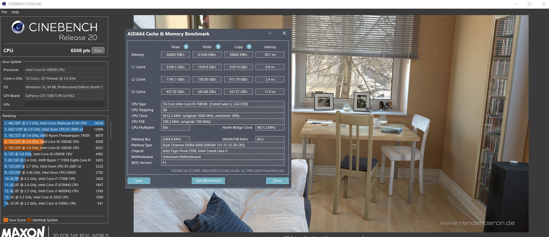 Finally done overclocking 10850k on z590 aorus elite with Patriot