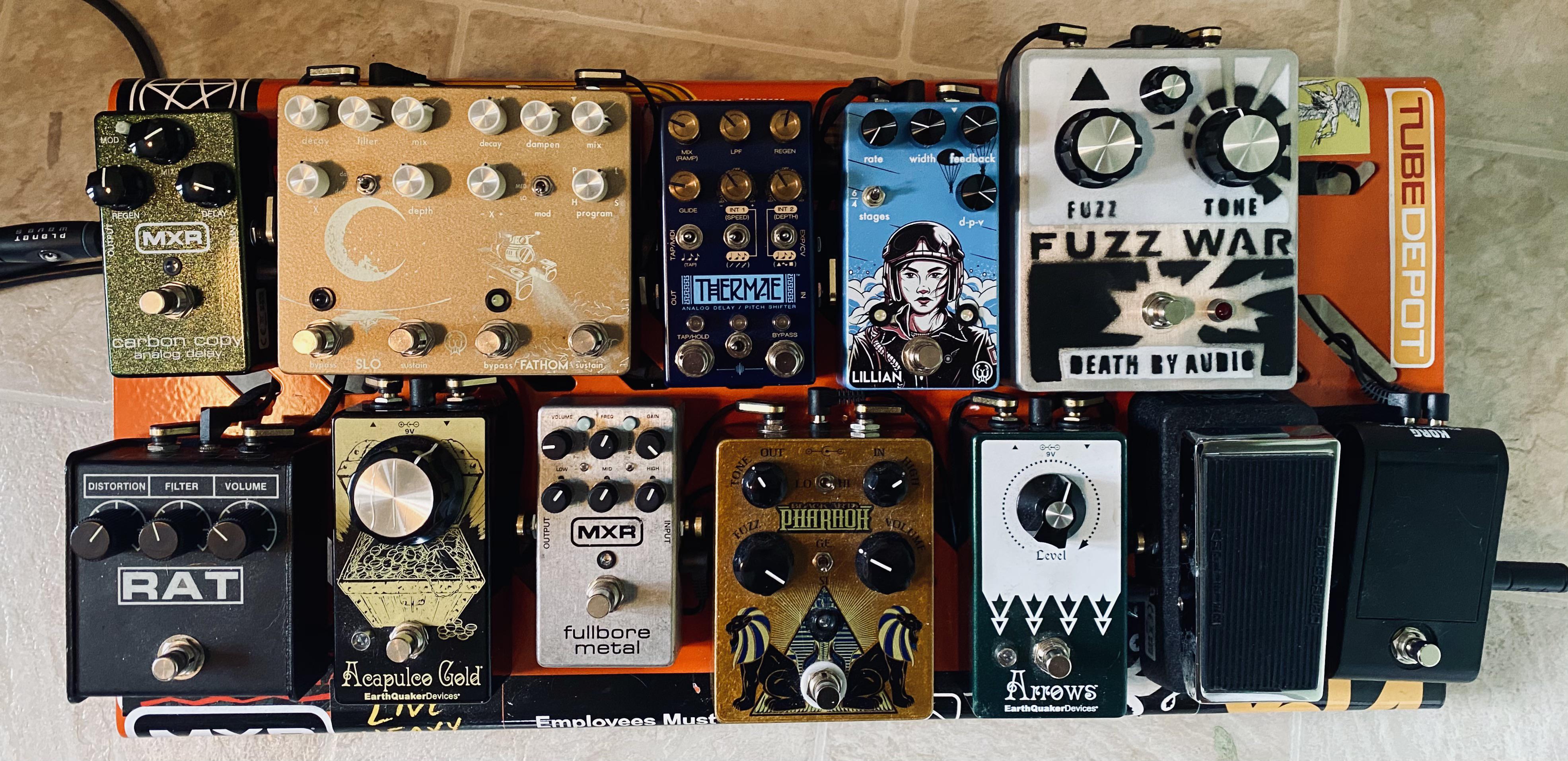 NPD: MXR Fullbore Metal -old pedal day, actually. Details inside