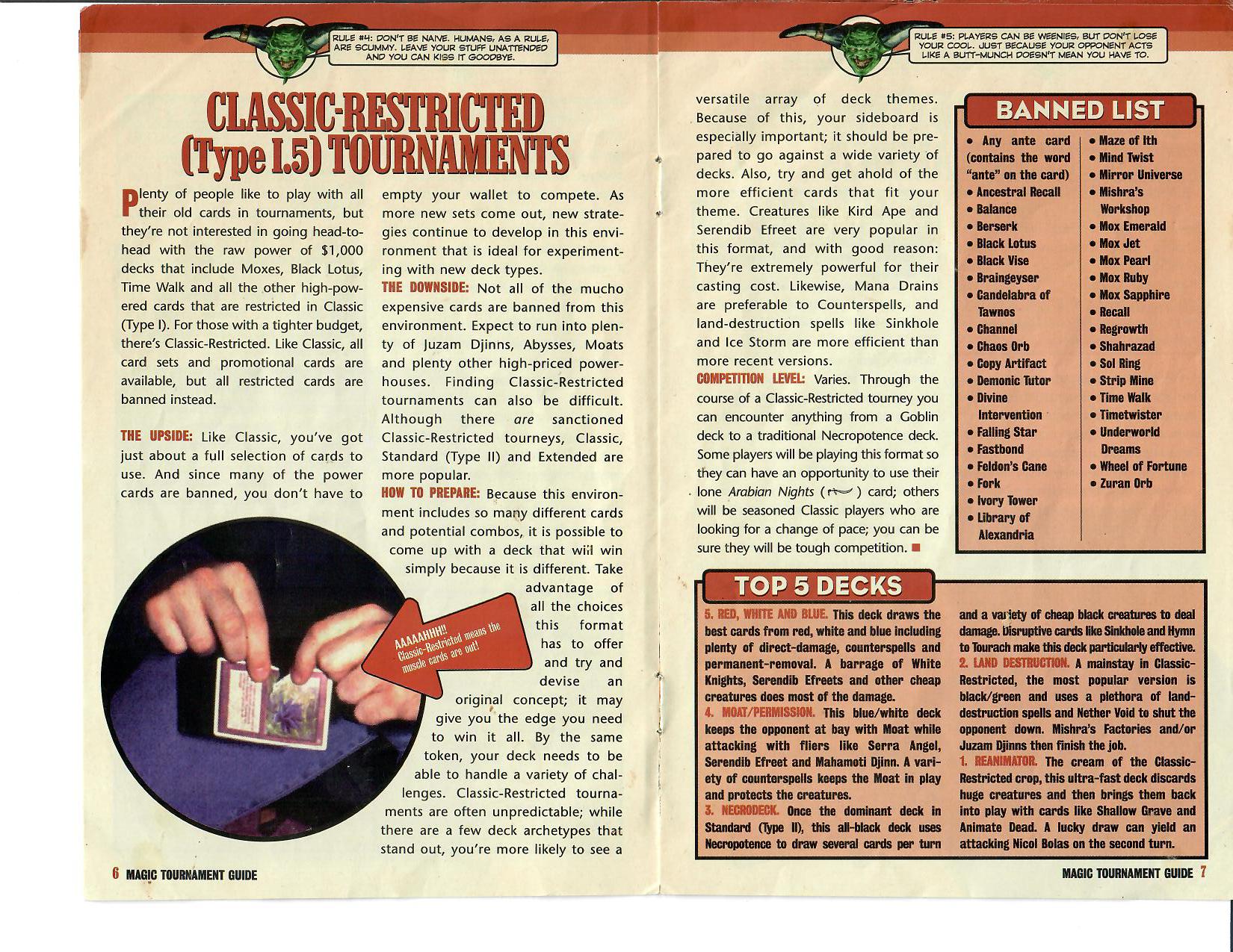 Magic The Gathering（MTG）トランプセット 1998年発売 98年にMTGを