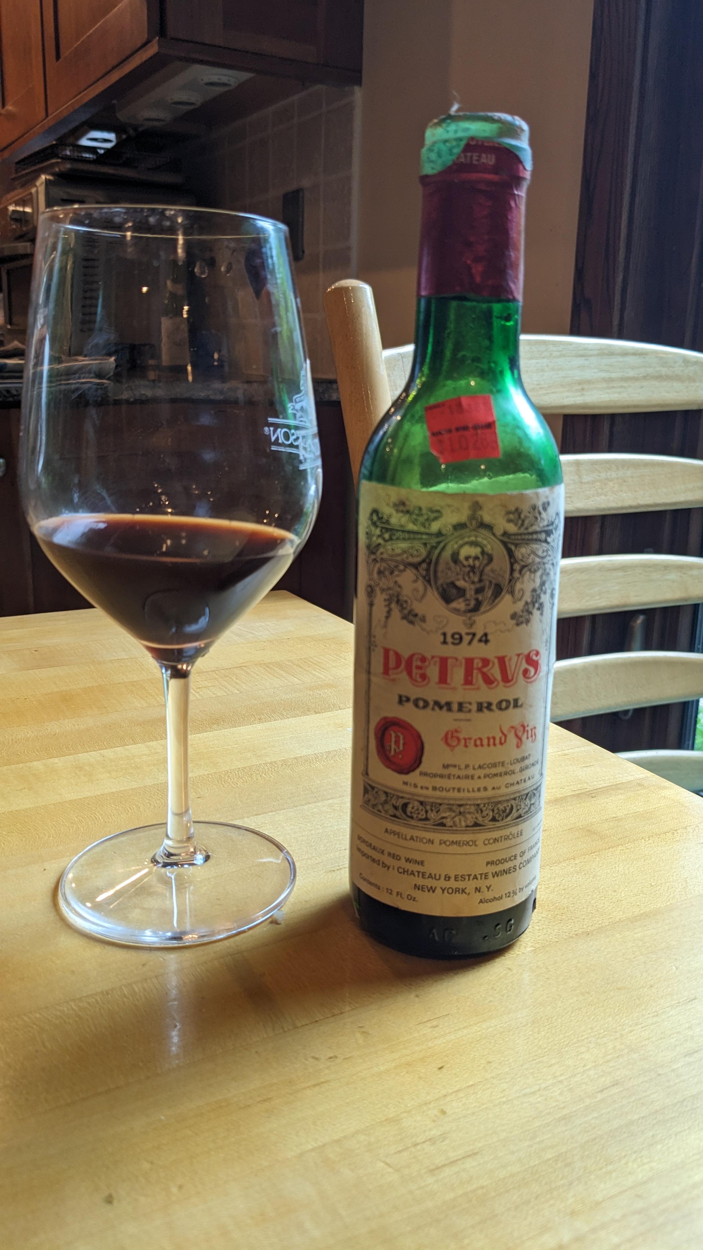 1974 petrus (drink your great bottles) : r/wine