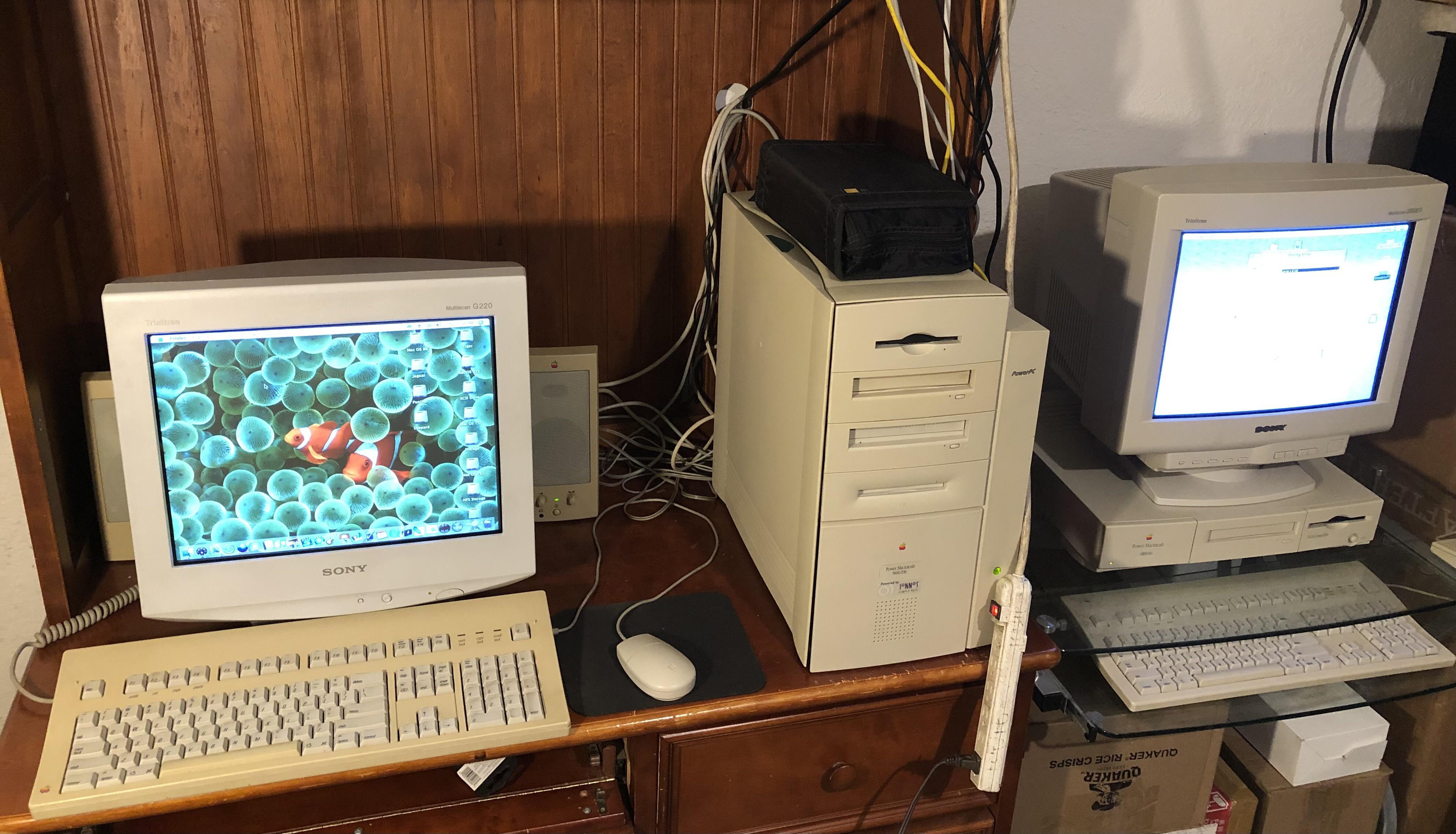 Behold! My fully maxed out Power Macintosh 9600/200 with a 1GHz G4