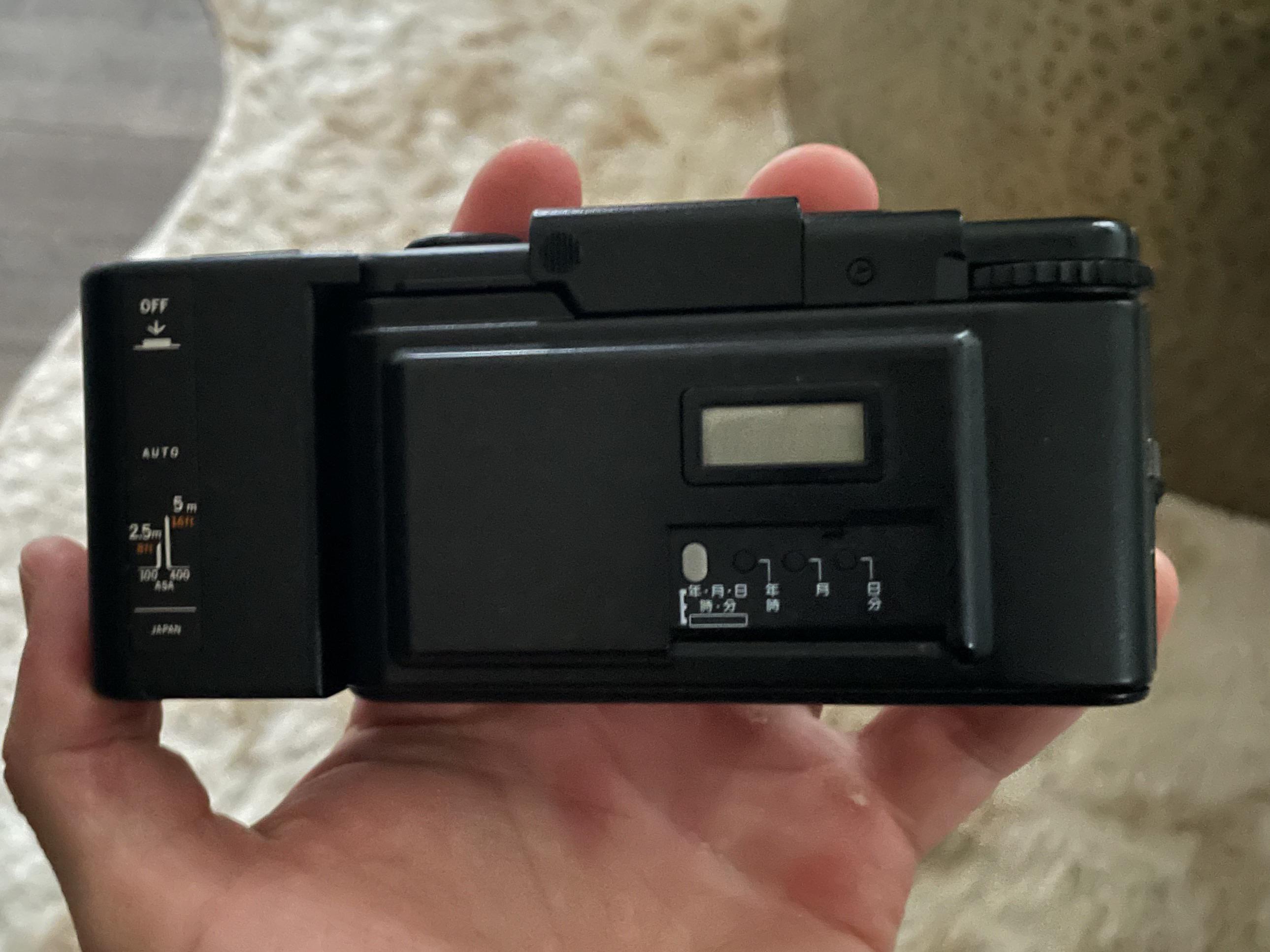 Olympus XA4: What is this rear control panel? : r/Cameras
