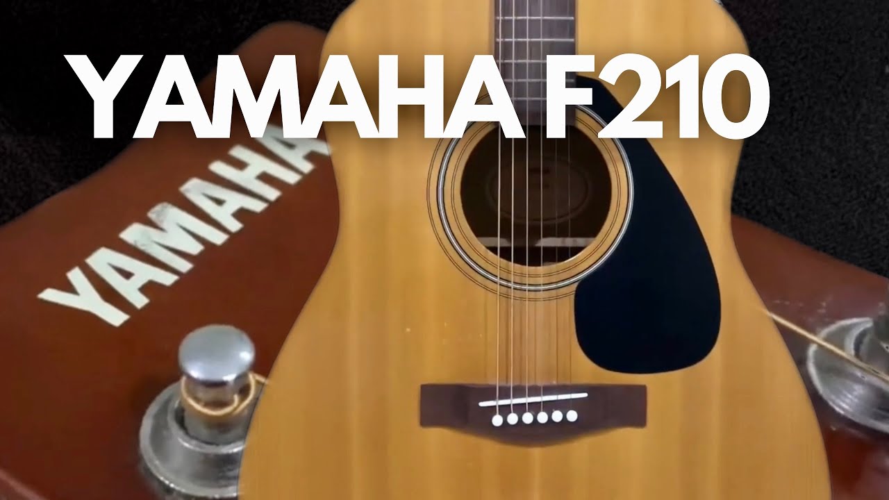 1992 Yamaha F210 Acoustic Guitar - How Does It Sound? - YouTube