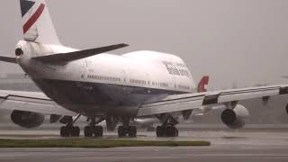 ブリティッシュ・エアウェイズのボーイング747型機、ヒースロー拠点の