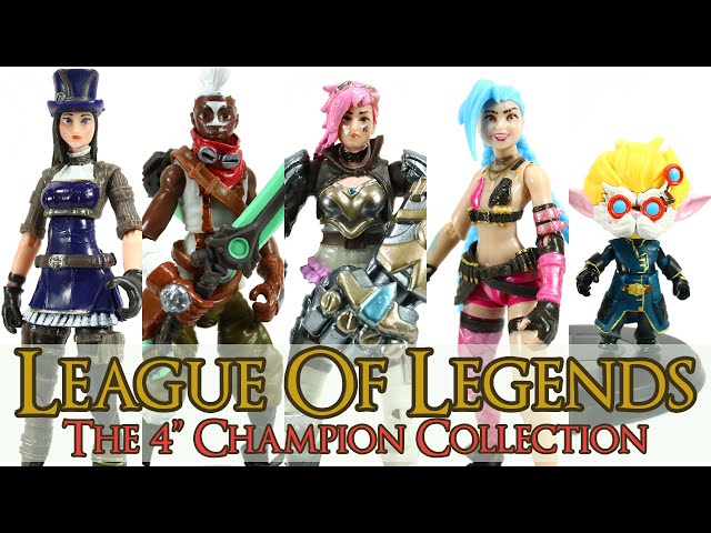 NEW* DUAL CITIES 5-PACK | League of Legends 4 inch Action Figure