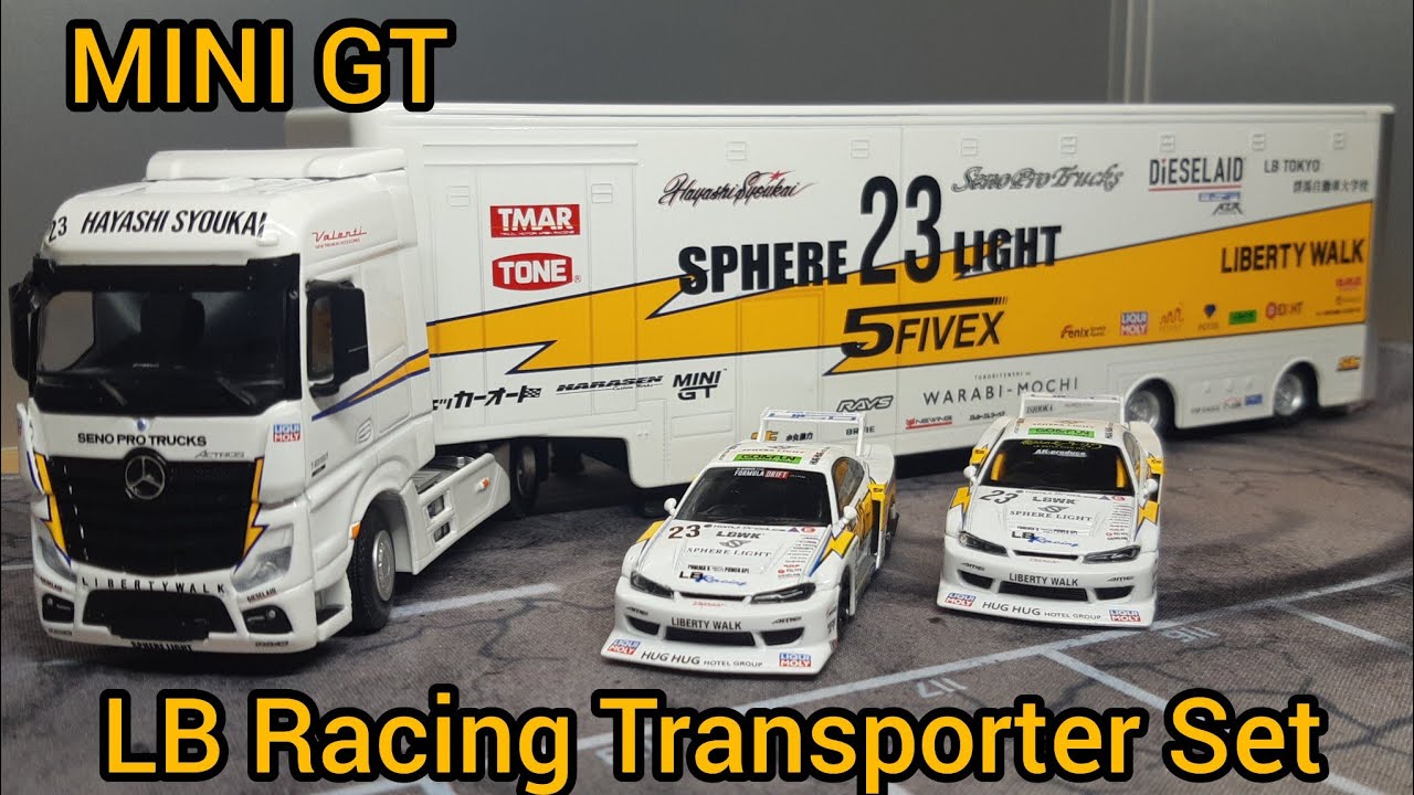 ミニカー MiNiGT LBRacing Transporter Set 1/64 MINI GT LB Racing
