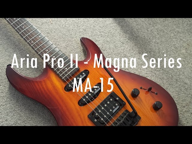 Aria Pro II - My first electric guitar! - YouTube