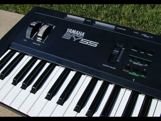 Yamaha SY55 Synthesizer Sound Demo - YouTube