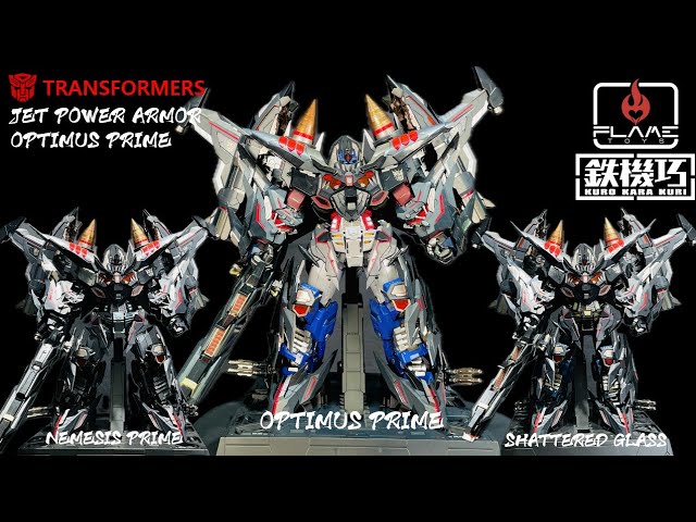 4K] FLAMETOYS 鉄機巧 KURO KARA KURI TRANSFORMERS JET POWER ARMER