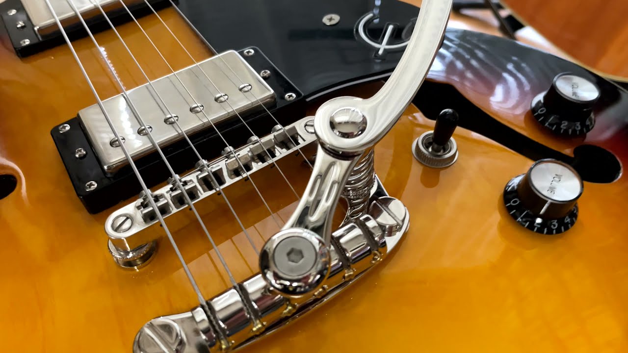 Install tremolo system(Goldo Les Trem LP type) to epiphone ES-339