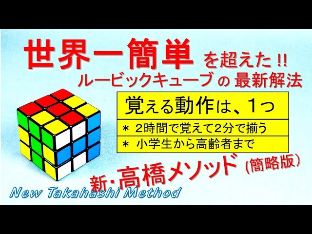 The first Rubik's Cube puzzle ever made with the ultra-simple