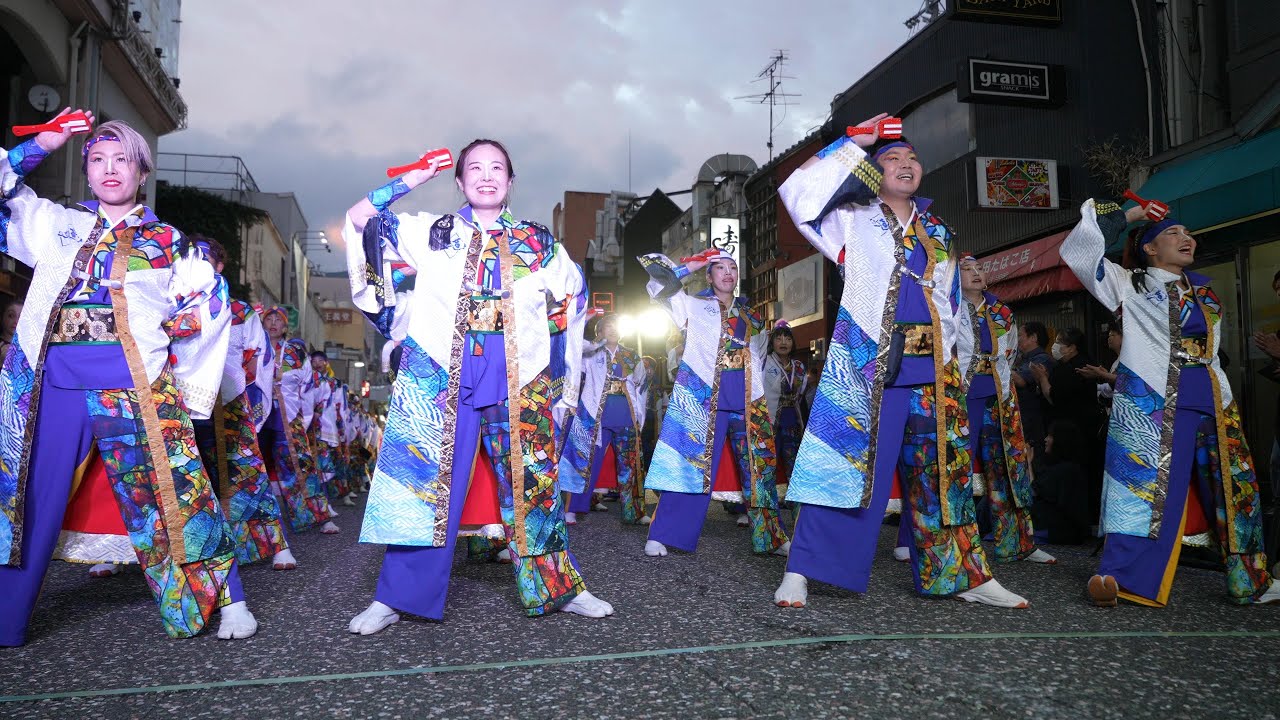 さるくCity4○3遊歩隊～一蓮風雅～ 📍YOSAKOIさせぼ祭り (山県会場