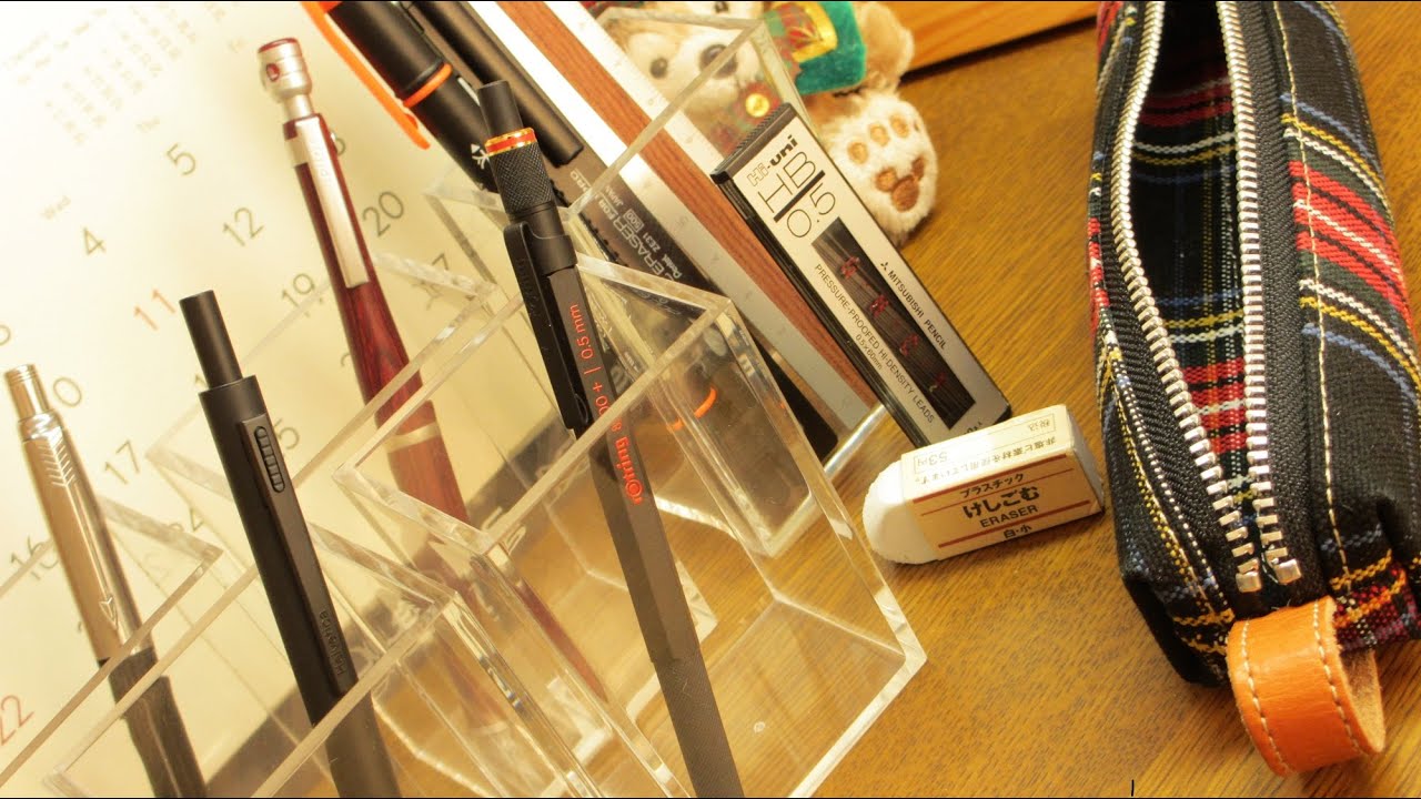 Pencil Case Introduction Part 3. UNITED BEES [Tartan Check Baton