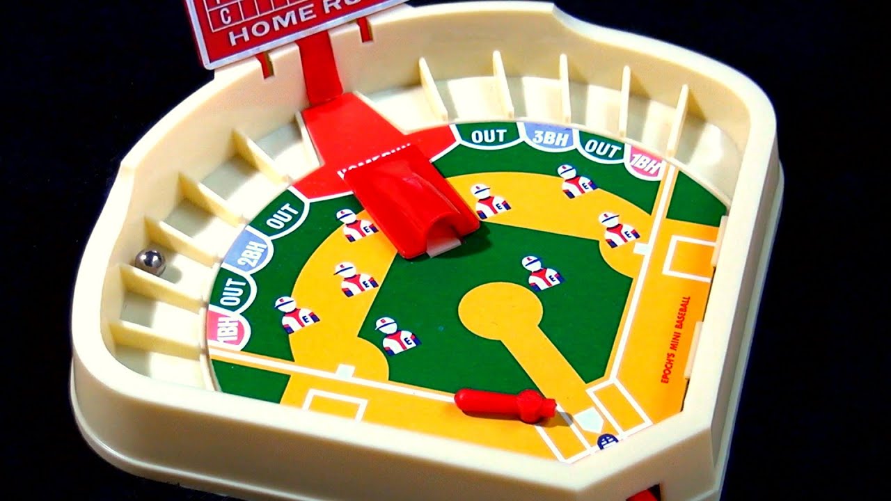 レトロ トイ】エポック ミニゲームシリーズ ミニ 野球盤 61 ベース