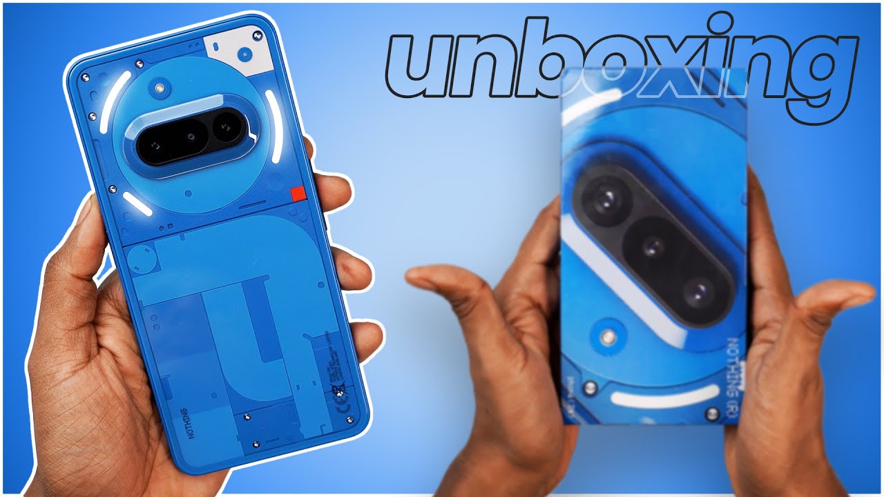 Nothing Phone 3a Unboxing (Blue) - YouTube