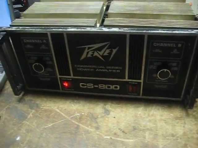 Peavey CS-800 Stereo Power Amplifier | Reverb UK PEAVEY CS-800