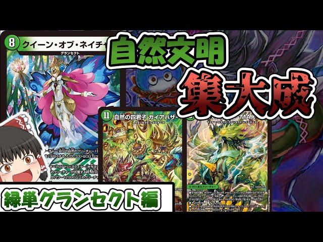 デュエルマスターズ 自然単グランセクトデッキ 40枚 デュエル