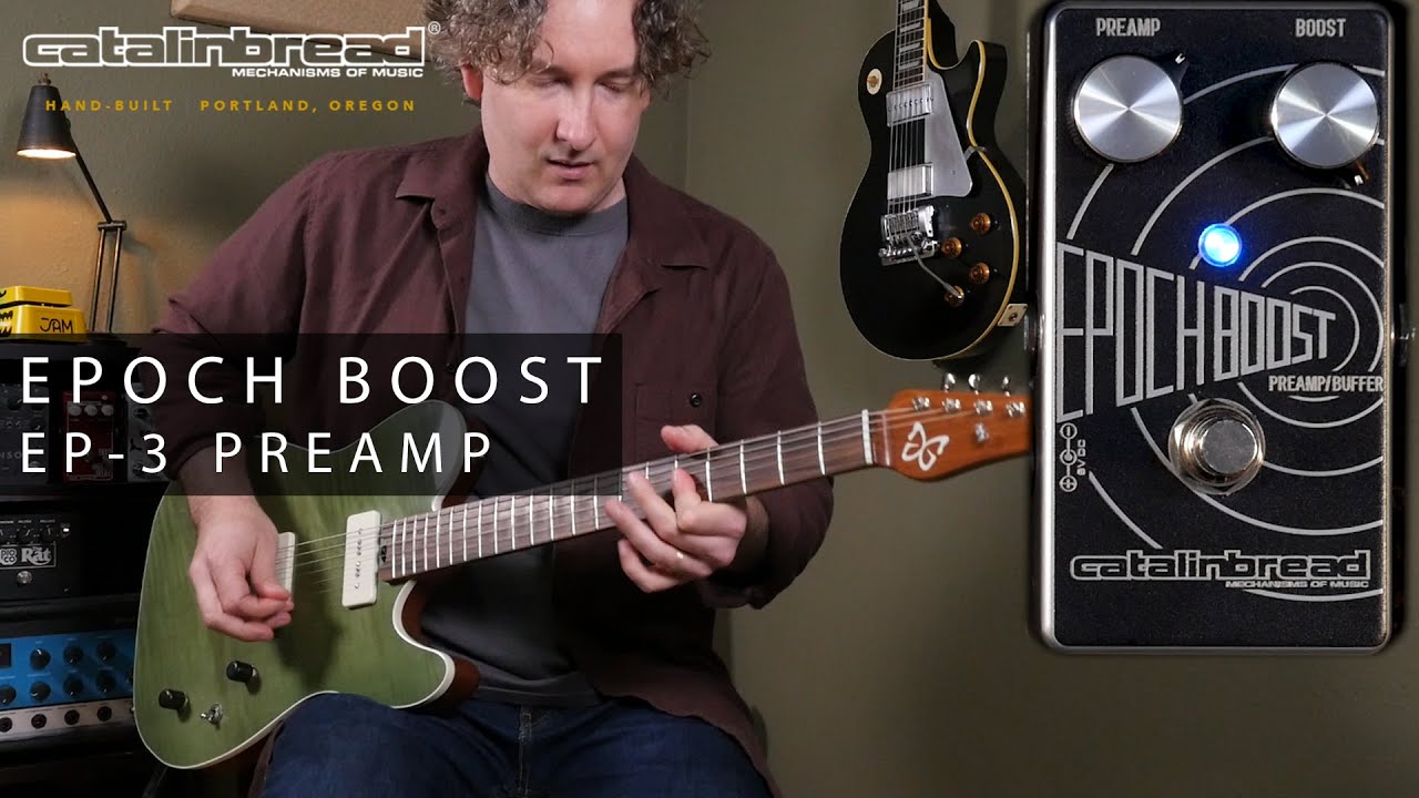 Catalinbread Epoch Boost - Tape Echo Preamp - YouTube