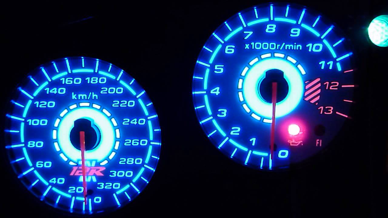 KAWASAKI ZX-12R「Kawasaki ZX-12R Odax ELメーターパネル