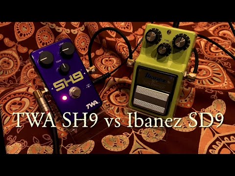 TWA SH9 Scott Henderson Signature(SD9 mod) vs Original Ibanez SD9