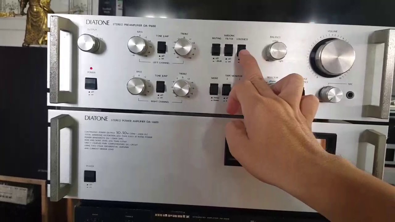 DIATONE DA-P600 プリアンプ コントロールアンプ 美品動作品！