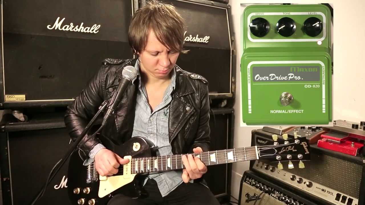 Maxon Overdrive Pro OD 820 - YouTube
