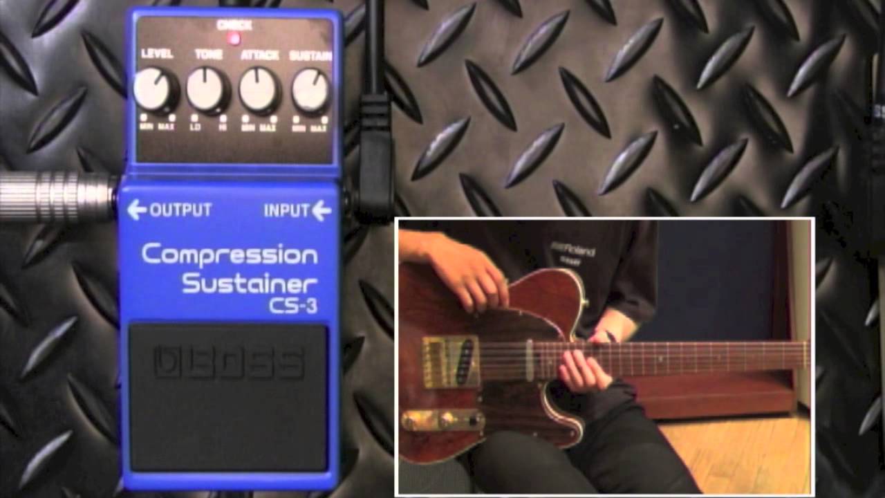 試奏動画】BOSS CS-3 Compression Sustainer 【BOSS COMPACT PEDAL