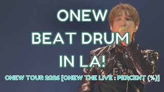 4K - ONEW (온유/オニュ) - SHINEE (샤이니) - BEAT DRUM - 2026 ONEW